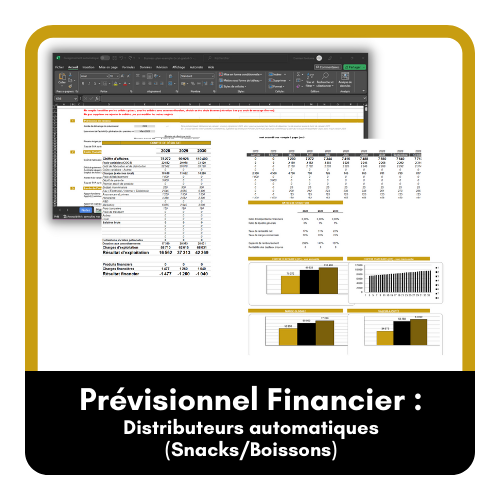 Prévisionnel Financier : Distributeurs Automatiques (Snacks/Boisson...)
